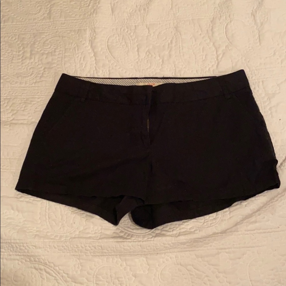 J.Crew Black Chino Shorts